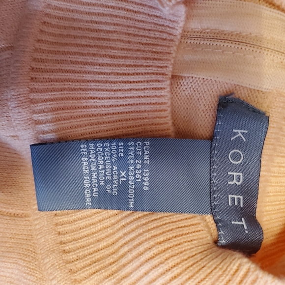 Koret Mock Neck Bead Embellished Knit Sweater - Picture 4 of 7